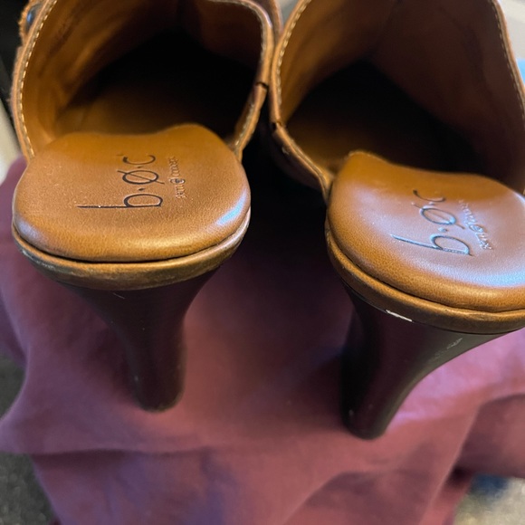 Boc Born Concept Joy Mules Brown Leather Buckle - Picture 6 of 13